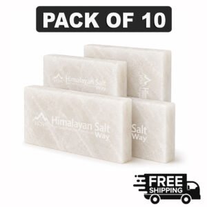 Pack of 10 white Salt Tiles