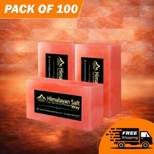 Pink Himalayan salt bricks natural crystal salt blocks for walls cooking and spa use