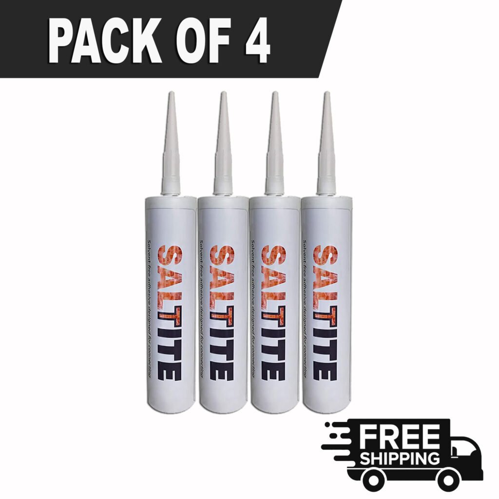 Pack of 4 Salt Adhesive for Himalayan Salt Tiles and Bricks