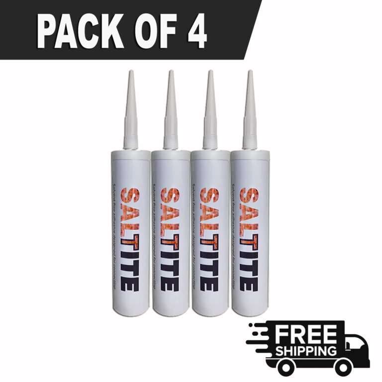 Pack of 4 Salt Adhesive for Himalayan Salt Tiles and Bricks