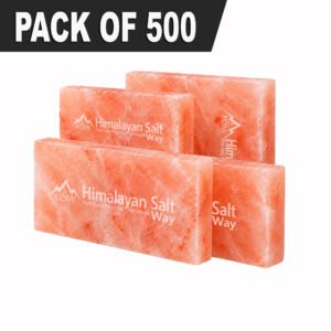 Himalayan Pink Salt Tiles 8x4x1 Pack 500 for Spa Wall Decor