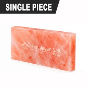 Himalayan Pink Salt Tile 8" x 4" x 1" – Premium Single Piece