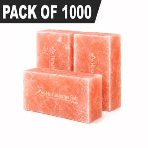 Himalayan Pink Salt Bricks 8x4x2 Pack of 1000 for Spa Sauna Walls